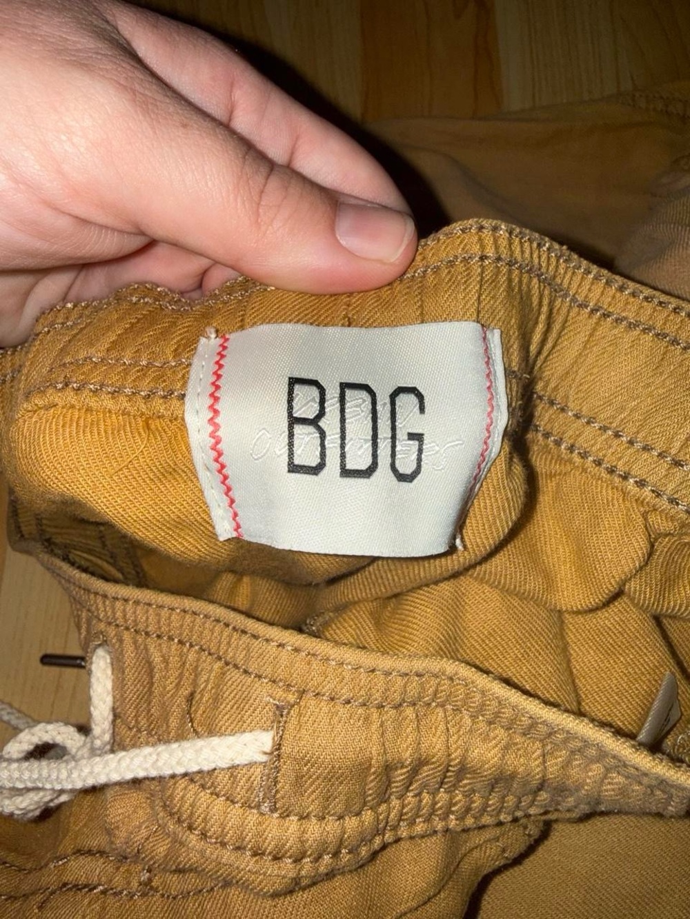 BDG Mustard Yellow Drawstring pants